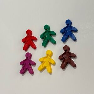 Interlocking people - 6 colors- 82 pieces in all